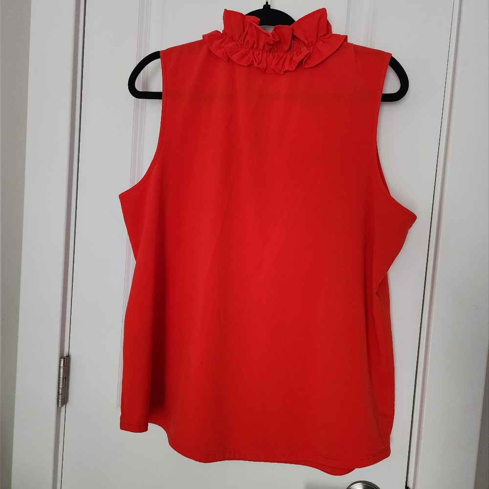 Chicos Ruffle Tank Top - Picture 4 of 6
